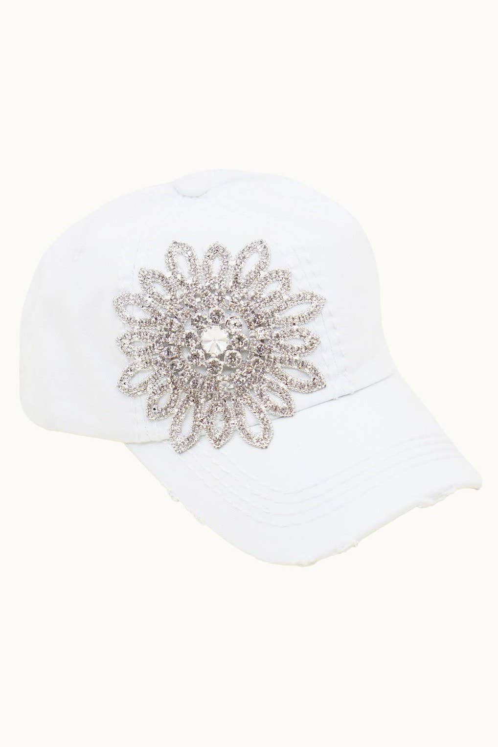 Sunflower Bejeweled Glitz Cap, Adjustable