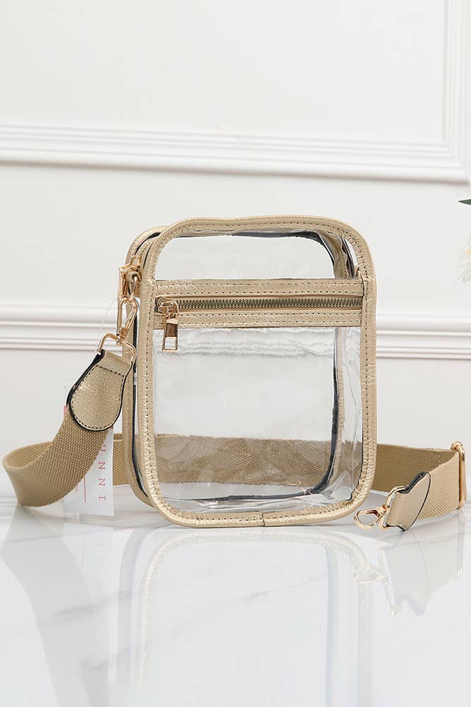 Clear PU Cross Body Mini Bag