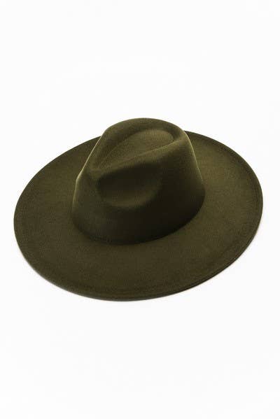 A VINTAGE PLAIN FEDORA HAT | 40HW012