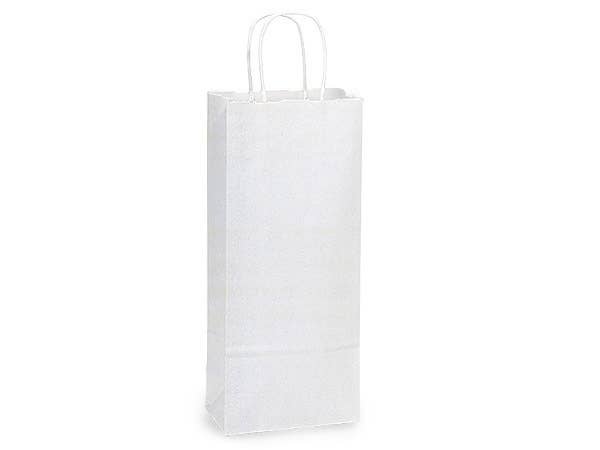 White Kraft Paper Shopping Bags