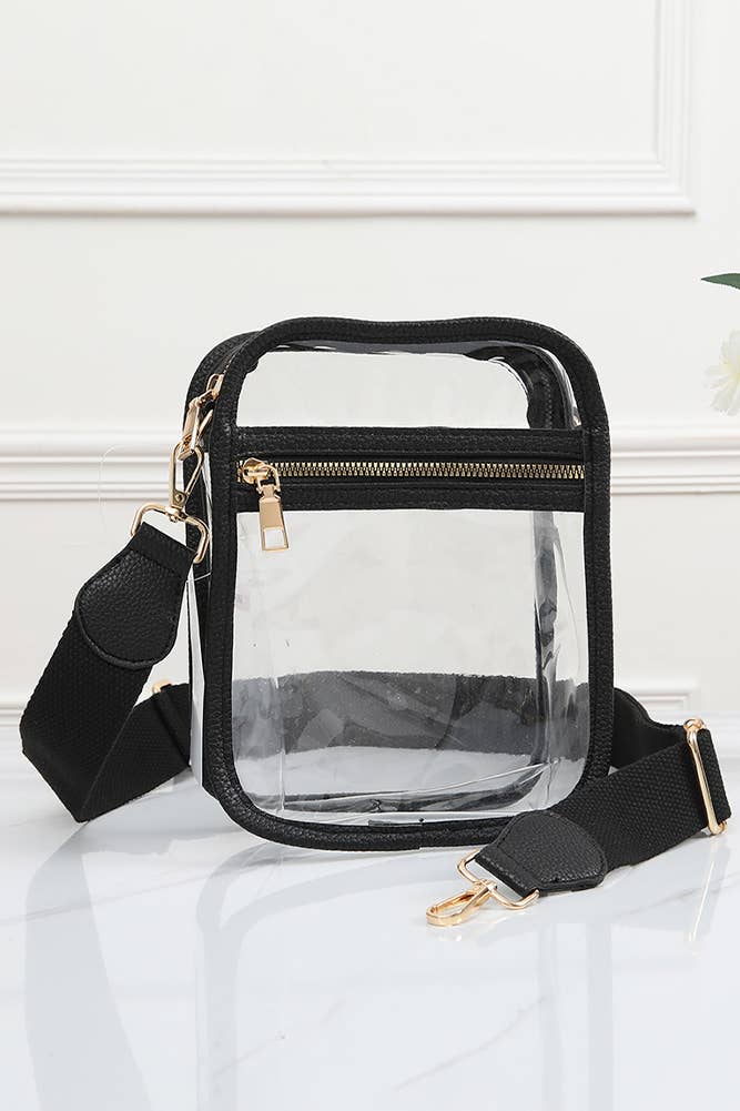 Clear PU Cross Body Mini Bag