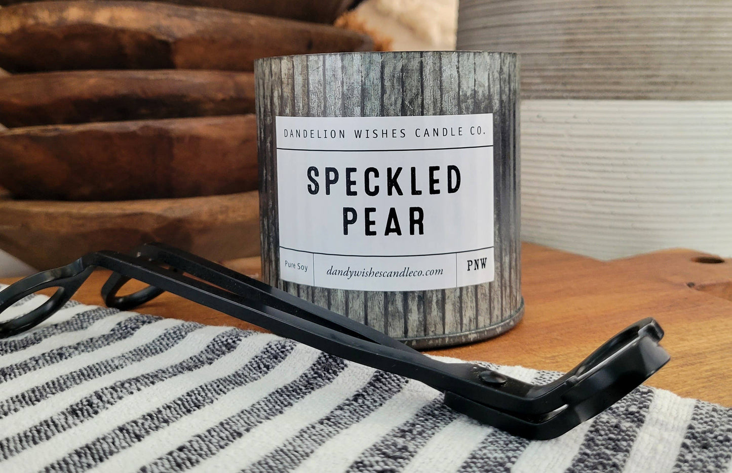 12 oz. Rustic Galvanized Tin Candle