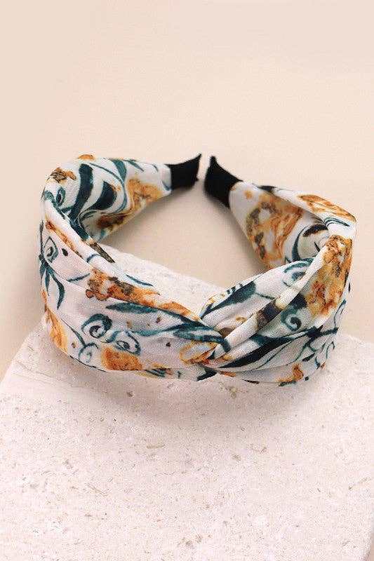 ROMANTIC WIDE KNOT HEADBAND HAIR BANDS | 40HB100