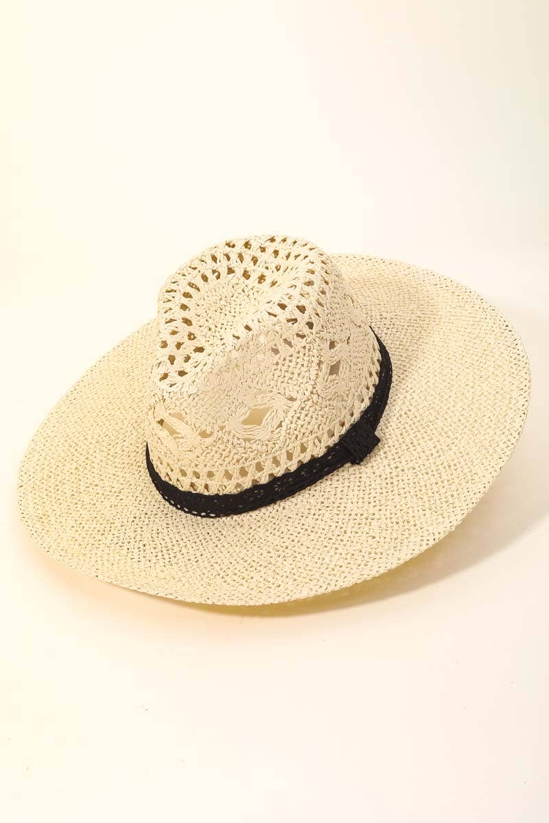 Straw Braided Fashion Sun Hat