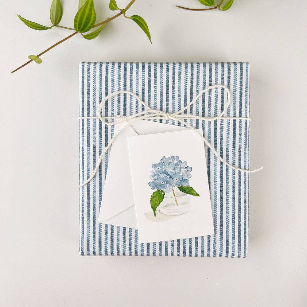 Hydrangea mini notecard