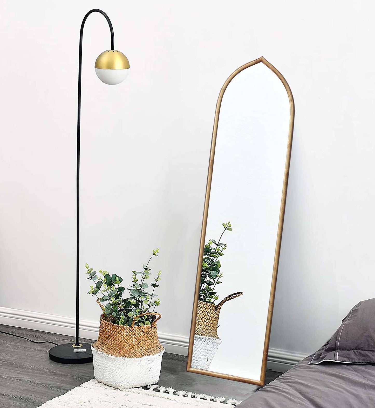 Wall-Mounted Full Length Floor Mirror