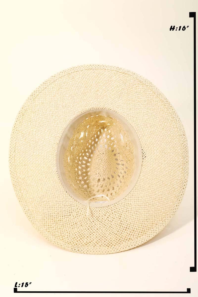 Straw Braided Fashion Sun Hat