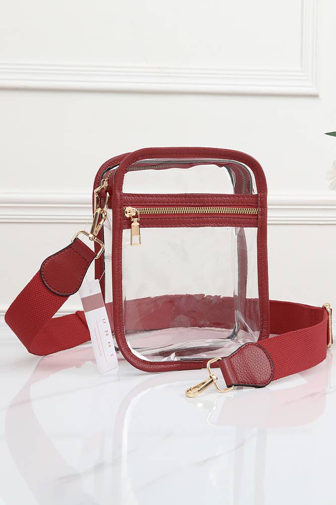 Clear PU Cross Body Mini Bag