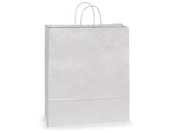 White Kraft Paper Shopping Bags