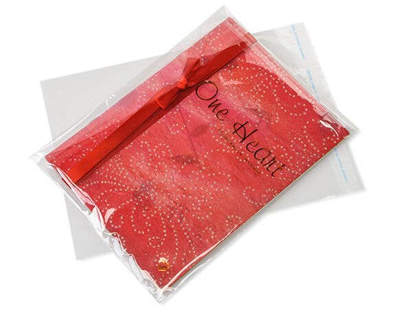 Tape Resealable Clear Cello Bag