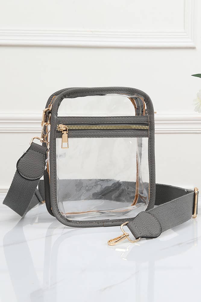 Clear PU Cross Body Mini Bag