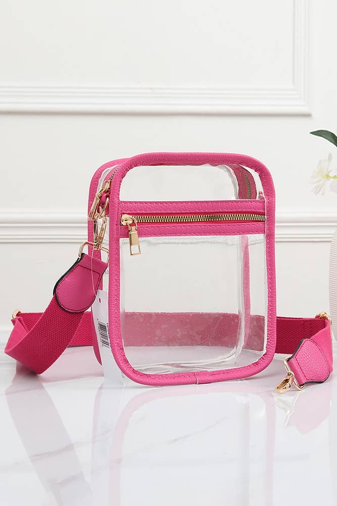 Clear PU Cross Body Mini Bag