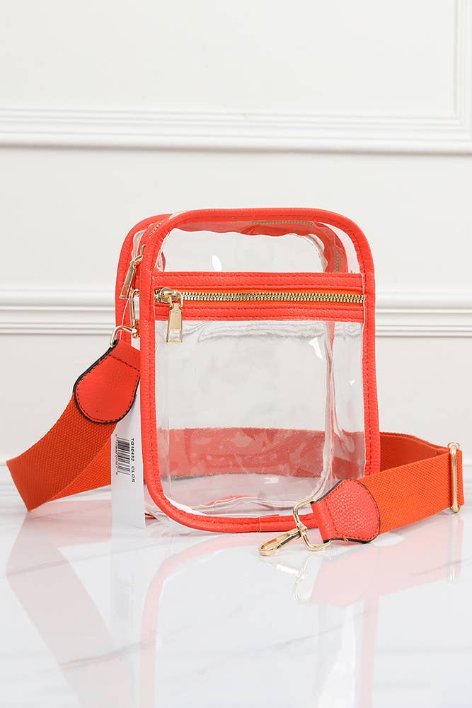 Clear PU Cross Body Mini Bag