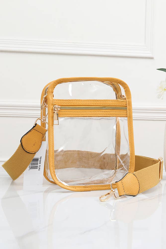 Clear PU Cross Body Mini Bag