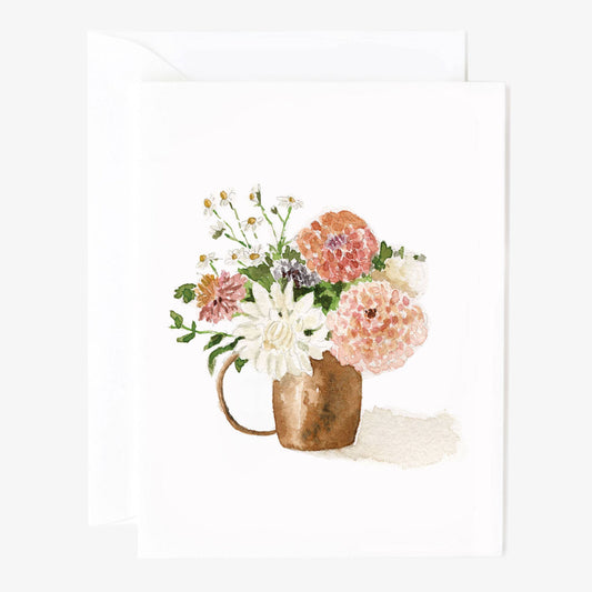 Dahlia bouquet notecards